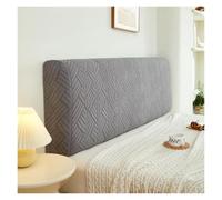 BEIWOSHA Couvre-tête de lit de Style Japonais Simple/Double | Housse de tête de lit tout compris for la décoration du lit de la chambre à coucher(Dunkelgrau,150cm)