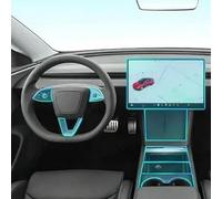 BEIYANSHOO Claro Film de protection d'écran anti-rayures pour console centrale de voiture, accessoires en TPU transparent pour Tesla Model 3 2024 2025, pour RHD