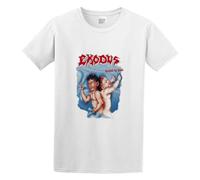 BEIYANUO Adult T-Shirts Exodus Bonded by Blood White M