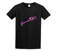 BEIYANUO Men's T-Shirts Pat Benatar Live from Earth Design Black S