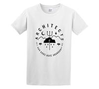 BEIYANUO Short T-Shirt Architects Band All Our Gods Pick White M