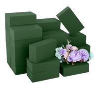 Beiykhera 4 Pièces Mousse Florale Mousse Fleur A Piquer - Bloc De Mousses pour Fleurs, Mousses De Fleurs Vertes Humides Et Séchées pour Arrangements Floraux Frais Et Artificiels, Mariage