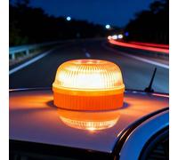 Beiykhera Gyrophare Led Magnetique LED, Stroboscopique Signalement D'avertissement Lumières Flash Strobe Beacons, Rechargeable Lumière Stroboscopique D'urgence Pour Camion Véhicule Tracteur