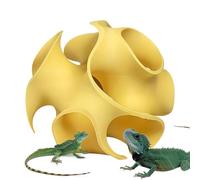 Beiykhera La Maisonnette Cachette pour Reptile Terrarium,Aménagement Paysager Imprimé en 3D pour un Habitat de Terrarium pour les Reptiles,Grotte pour Gecko Léopard | pour Femme Adulte Jeune Papa Mari