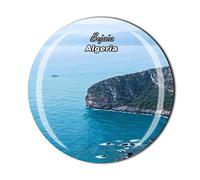 Béjaïa - Aimant de réfrigérateur Algérie - Cadeau souvenir de voyage - Décoration de maison ou de cuisine