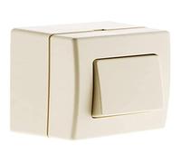 Bouton Poussoir BEJING 10A Saillie Blanc
