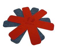 Beka 12003964 Feutrine Lot de 2 Feutrines Rouge/Gris 49 x 39 x 1 cm