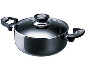 Beka 13078284 Pro Induc Anthracite Poêle Wok + couvercle verre en aluminium intérieur revêtu 28 cm