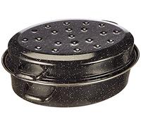 Beka 14720344 Kitchen Roc Daubière en acier émaillé noir moucheté 34 cm