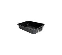 Beka 14721364 Kitchen Roc Plat à four en acier émaillé noir moucheté 36 cm