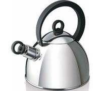 Beka Bouilloire Oslo 16303664 – Acier inoxydable – 1,5 L – Argent – Avec sifflet