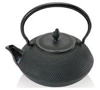 BEKA Théière en fonte Ceylon émaillée avec tamis 1,2 L Noir
