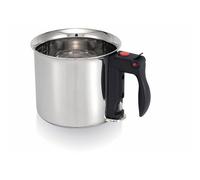 Beka – Bain-marie inox 18/10, 16 cm, 1,7 L, double paroi, indicateur de niveau d'eau, compatible induction