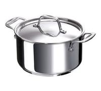 BEKA Chef - Casserole avec couverture - 24 cm - 5 L Argent G