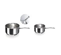 Beka Chef Casserole Inox 18/10-16 et 20 cm - Tous Feux Dont Induction | Ø 16 et 20 cm - acier inoxydable 18/10 - manche ergonomique - lave-vaisselle - garantie 25 ans - style intemporel