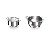 Beka Chef Faitout et Panier Vapeur Inox 18/10-20 cm | Ø 20 cm - acier inoxydable 18/10 - lave-vaisselle - garantie 25 ans