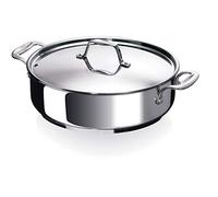 Sauteuse Chef en inox 2 anses + couvercle - D:28cm