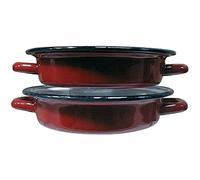 ROUGE D´ANTAN Plat à oeuf en acier émaillé BEKA D18