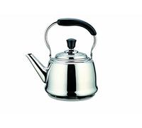 Beka Claudette - Bouilloire Inox 18/10-2,5 L | 8 à 10 Tasses - Anse Rabattable - Compatible Induction