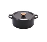 beka cocotte en fonte émaillée 30cm noir 100168