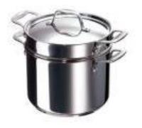 Bekaline 12060024 Chef Cuiseur à Pâtes en acier inoxydable 24 cm, Argenté