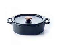 beka daubière en fonte émaillée 31cm noir 15141314