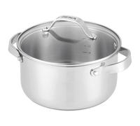 beka faitout inox 24cm avec couvercle en verre 101034