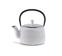BEKA Théière en fonte émaillée JITO 0,8 L Infuseur inox Induction Blanc