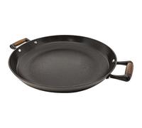 Poêle à Frire Paella - Mandala - 36 cm - 2 Anses - Aluminium Noir - Compatible Induction