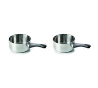 Beka Polo Casserole Inox 18/10-14 et 20 cm - Tous Feux Dont Induction | Ø 14 et 20 cm - acier inoxydable 18/10 - fond 3 couches - poignée résistante à la chaleur - lave-vaisselle - garantie 10 ans