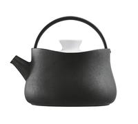 BEKA Théière Tetsubin Fonte + Céramique Ø16cm, noir/blanc