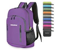 Bekahizar Sac à dos de 20 l ultra léger et étanche, Petit sac à dos de voyage pour hommes, femmes, enfants, sports de plein air, voyages, escalade, Mixte, lilas, 20 l