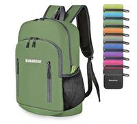 Bekahizar Sac à dos de 20 l ultra léger et étanche, Petit sac à dos de voyage pour hommes, femmes, enfants, sports de plein air, voyages, escalade, Mixte, Vert armée., 20 l