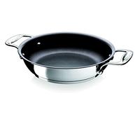 Bekaline 12060064 Chef Plat à Oeufs en acier inoxydable intérieur revêtu 16 cm, Argent