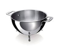 Bekaline 12060224 Chef Passoire sur Pieds en acier inoxydable 22 cm, Language_tag:fr_fr, Argent