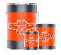 BEKATEQ BK-300EP Résine époxy bicomposante 10kg Gris clair I Peinture balcon et sol, optimisée pour les UV, faible odeur, étanche I Revêtement de sol pour l'étanchéité du balcon et de la terrasse