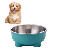Bekecidi Gamelle en acier inoxydable pour chien et chat de taille moyenne, anti-déversement, antidérapante, sans BPA, pour chien et chat (vert)
