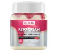 BeKeto Keto White Chocolate & Raspberry Cream with MCT Oil - 250 g