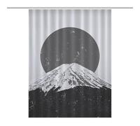 BEKGZYXWM Bath CurtainRideau Opaque pour Douche /Baignoire, Polyester Mount Fuji Japan T-Shirt Phone Imperméable avec Crochets Et Oeillets , Résistant À La Chaleur