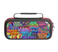 BEKGZYXWM Sacoche Pochette Switch 2Font, Graffiti, Street avec Accessoires OrganisésOne Size