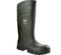 Bekina - Bottes de pluie unisexes hommes/femmes "StepliteX Solidgrip O4" TL6095 (49,5 UE) (Vert/noir)