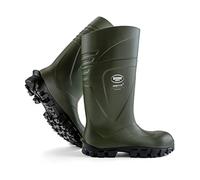 Bekina Bottes de sécurité pour Hommes et Femmes avec Embout et Semelle en Acier pour Une sécurité et Protection Complet, Application dans l'agriculture, Isolation -30 degrés, Vert, EU 40