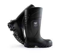 Bekina Bottes de sécurité Robustes pour Les Hommes Non-métallisées, légères, idéal pour l'industrie, la Construction de Route, Noire, EU 43