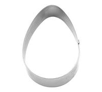 BekkiB 3325 Emporte-pièce « œuf de Pâques » - Dimensions : environ 5,5 cm - Emporte-pièce en acier inoxydable - Convient également pour les biscuits Linzer