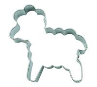 BekkiB 3982 Emporte-pièce « Petit agneau » - Emporte-pièce pour Pâques en acier inoxydable - Dimensions : 4,8 x 4,5 cm - Pour la cuisson de biscuits et biscuits