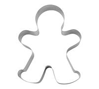 BekkiB - Emporte-pièce "Bonhomme en pain d'épices/Garçon" - Environ 13,5 cm, Emporte-pièce en acier inoxydable pour la cuisson de pain d'épices et biscuits, Passe au lave-vaisselle - 1131