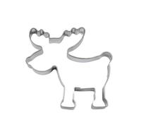 BekkiB - Emporte-pièce « élan » - env. 6,3 x 6,3 cm - Emporte-pièce en acier inoxydable - Passe au lave-vaisselle - Pour la cuisson des biscuits - 7405