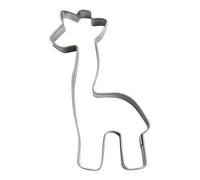 BekkiB - Emporte-pièce « girafe » - env. 6,5 x 3 cm - Emporte-pièce girafe en acier inoxydable - Passe au lave-vaisselle - Pour la cuisson des biscuits - 7948
