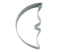 BekkiB - Emporte-Pièce "Lune" en Acier Inoxydable - Env. 6 x 3,3 cm - Lavable au Lave-Vaisselle - Pour Biscuits et Croissants à la Vanille - 3336