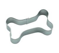 BekkiB - Emporte-pièce « os » - env. 5,7 x 3,2 cm - Emporte-pièce en forme d'os de chien en acier inoxydable - Passe au lave-vaisselle - Pour la cuisson des biscuits - 8129